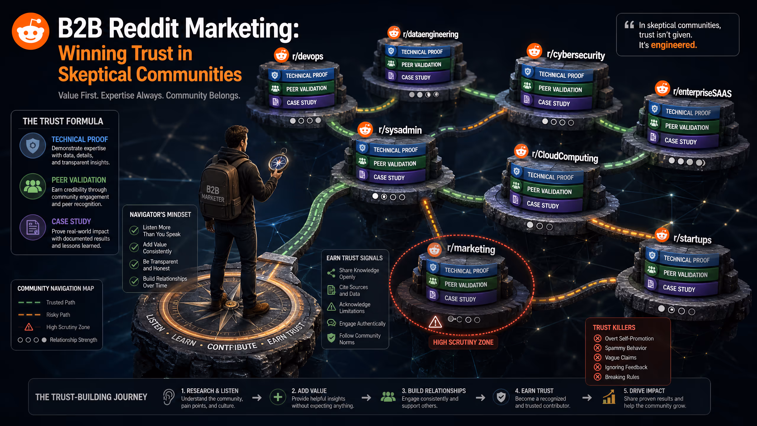 B2B Reddit marketing: where it works and how to structure it cover illustration